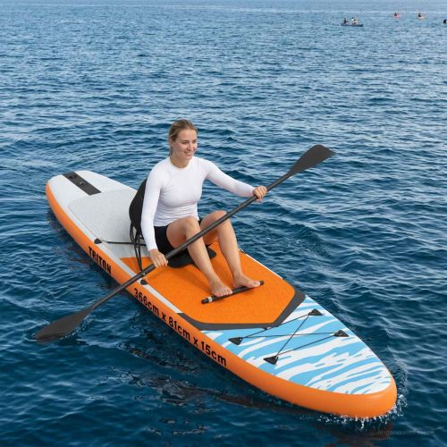 SUP дъска със седалка 2-в-1 TRITON 366 x 81 x 15 см Синьо за