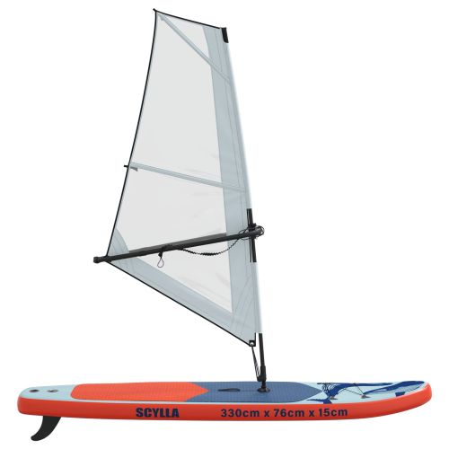 Надуваем SUP борд с платно SCYLLA 330 x 76 x 15 см Синьо за