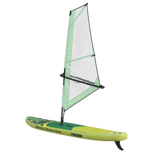 Надуваем SUP борд с платно POSEIDON 330 x 76 x 15 см Зелено за