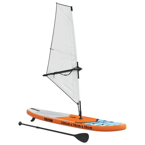 Надуваем SUP борд с платно TRITON 330 x 76 x 15 см Синьо за