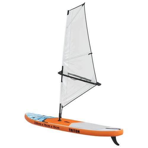 Надуваем SUP борд с платно TRITON 330 x 76 x 15 см Синьо за