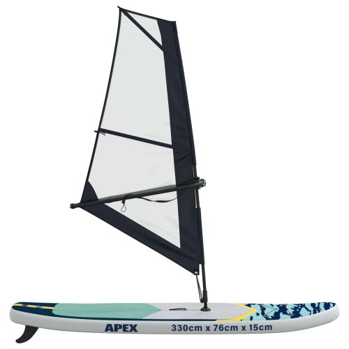 Надуваем SUP борд с платно APEX 330 x 76 x 15 см Синьо за
