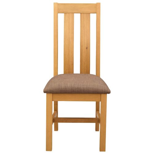 Трапезен стол 2 pcs Масивен дъб Сиво 45 x 54 x 100 см