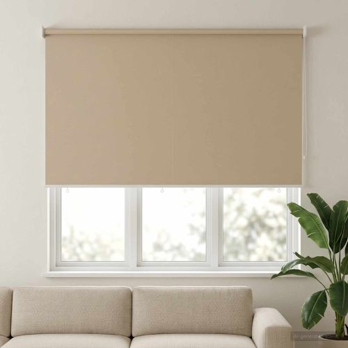 Щора за открито с UV защита Бежово 165 x 140 см (Ш x В)
