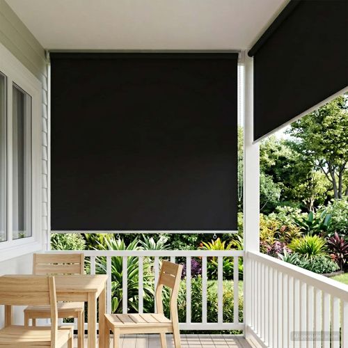Щора за открито с UV защита Черно 165 x 230 см (Ш x В)