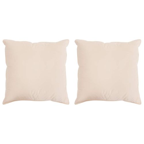 Възглавница 2 pcs Бежово 40 x 40 cm Капок Влакно