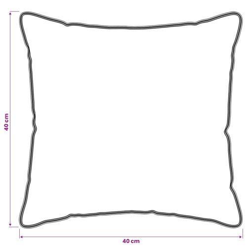 Възглавница 2 pcs Бежово 40 x 40 cm Капок Влакно
