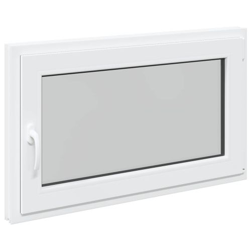 Прозорец за мазе RISOR 100 x 60 cm PVC и стъкло Бяло