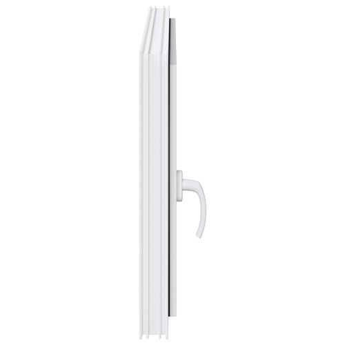 Прозорец за мазе RISOR 100 x 60 cm PVC и стъкло Бяло