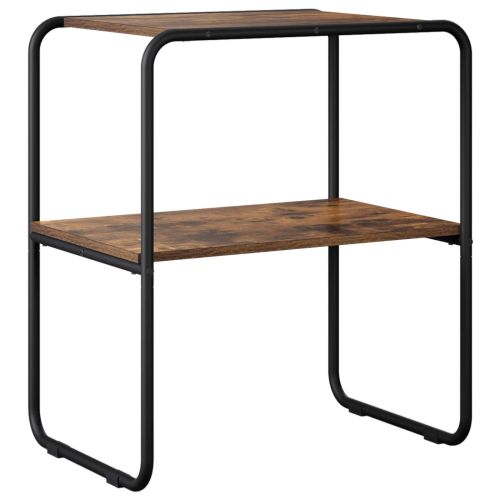 Конзолна маса Опушен дъб 60 x 42,5 x 70 см Инженерна дървесина