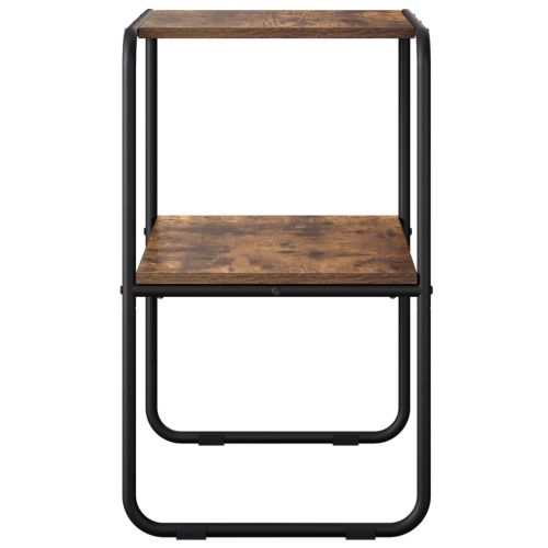 Конзолна маса Опушен дъб 80 x 42,5 x 70 см Инженерна дървесина