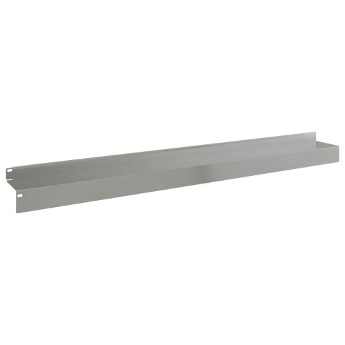 Ограда за трева 30 pcs 100 x 10 x 8 см Стомана Сребристо
