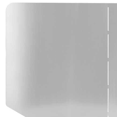 Ограда за трева 4 pcs 100 x 45 cm Стомана Сребристо
