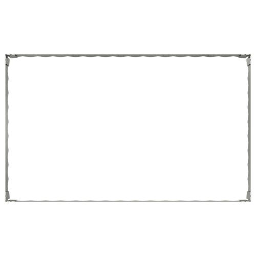 Ограда за трева 4 pcs 100 x 60 x 20 см Стомана Сребристо