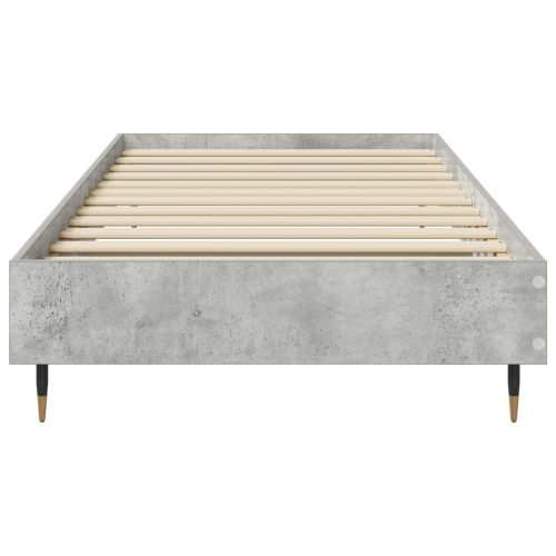 Рамка за легло Бетонно сиво 80 x 200 cm Инженерна дървесина
