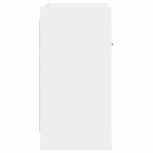 Нощни маси Бяло 40 x 30 x 60 cm Инженерна дървесина