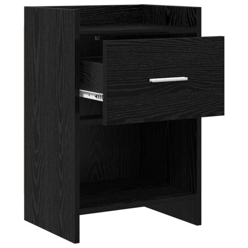 Нощни маси Черен дъб 40 x 30 x 60 cm Инженерна дървесина