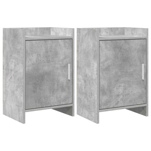 Нощни маси 2 pcs Бетонно сиво 40 x 30 x 60 cm