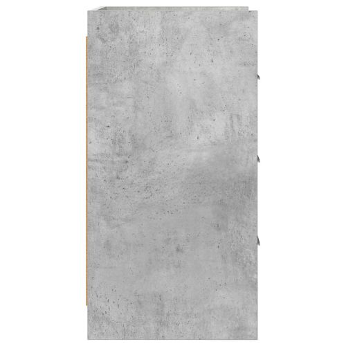 Нощни маси Бетонно сиво 40 x 36 x 70 см Инженерна дървесина