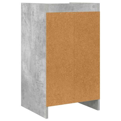 Нощни маси Бетонно сиво 40 x 36 x 70 см Инженерна дървесина