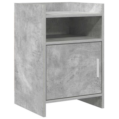 Нощни маси Бетонно сиво 40 x 36 x 60 см Инженерна дървесина