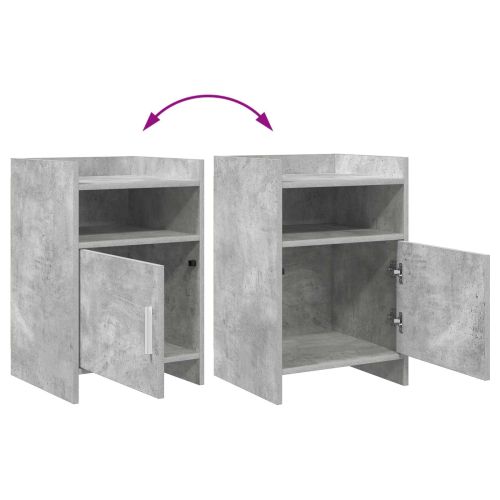 Нощни маси 2 pcs Бетонно сиво 40 x 36 x 60 см