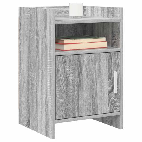 Нощни маси 2 pcs Сив Сонома 40 x 36 x 60 см Инженерна дървесина