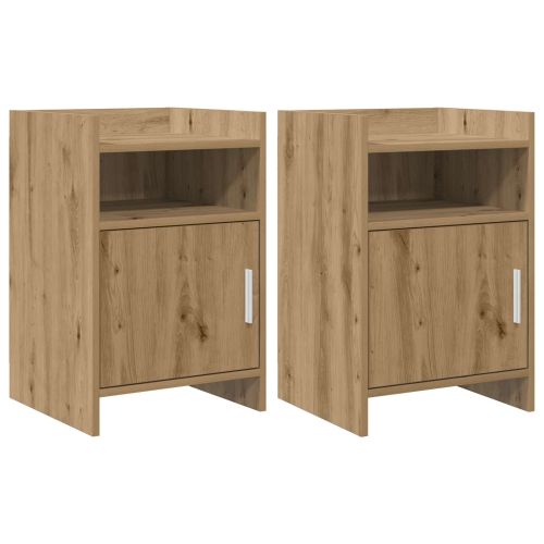 Нощни маси 2 pcs Дъб артизан 40 x 36 x 60 см