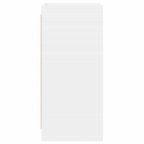Служебен шкаф Бяло 40 x 36 x 80 см Инженерна дървесина
