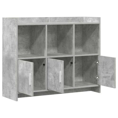 Служебен шкаф Бетонно сиво 98,5 x 33 x 80 см