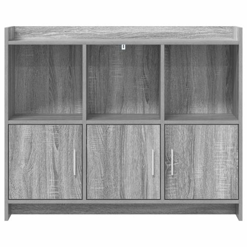 Служебен шкаф Сив Сонома 98,5 x 33 x 80 см Инженерна дървесина