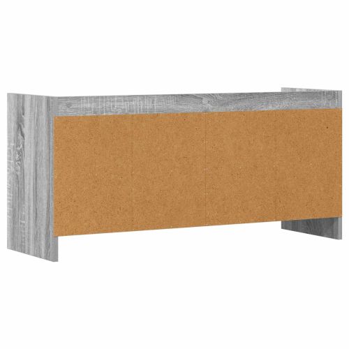 ТВ шкаф 100 x 33 x 47 см Сив Сонома Инженерна дървесина