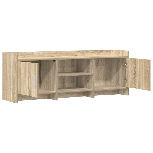 ТВ шкаф 130 x 33 x 47 см Дъб сонома Инженерна дървесина