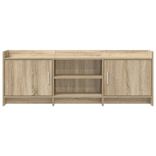 ТВ шкаф 130 x 33 x 47 см Дъб сонома Инженерна дървесина