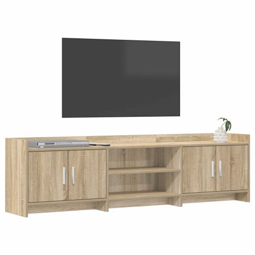 ТВ шкаф 168 x 33 x 47 см Дъб сонома Инженерна дървесина