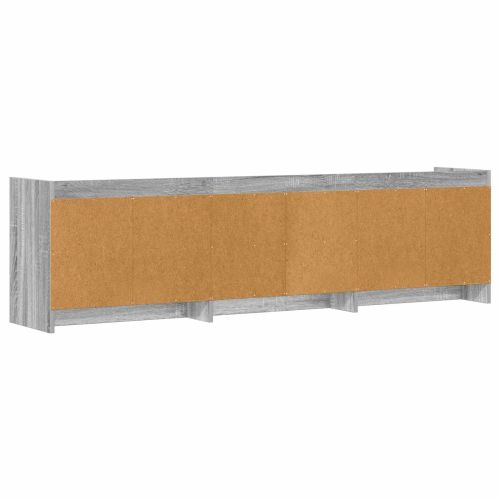 ТВ шкаф 168 x 33 x 47 см Сив Сонома Инженерна дървесина
