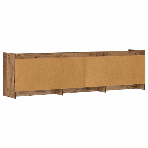 ТВ шкаф 168 x 33 x 47 см Старо дърво Инженерна дървесина