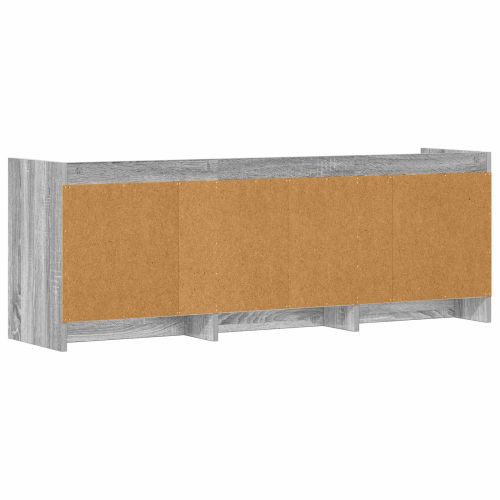 ТВ шкаф 130 x 33 x 47 см Сив Сонома Инженерна дървесина