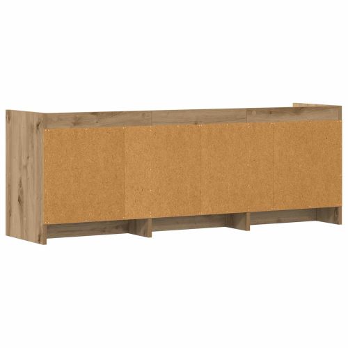 ТВ шкаф 130 x 33 x 47 см Дъб артизан Инженерна дървесина