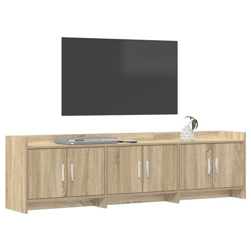 ТВ шкаф 168 x 33 x 47 см Дъб сонома Инженерна дървесина