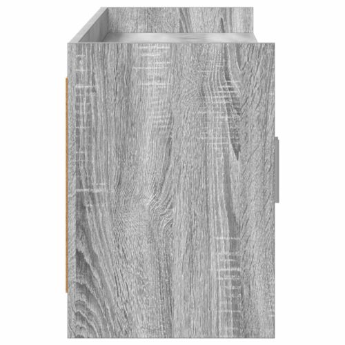 ТВ шкаф 168 x 33 x 47 см Сив Сонома Инженерна дървесина
