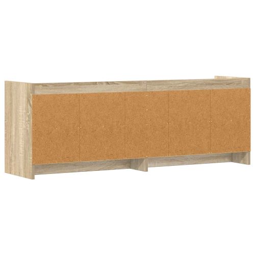 ТВ шкаф 135 x 33 x 47 см Дъб сонома Инженерна дървесина