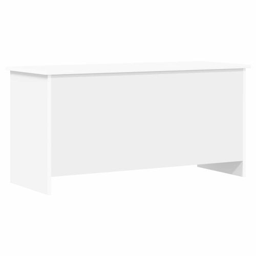 Складов сандък Бяло 100 x 40 x 50 cm Инженерна дървесина