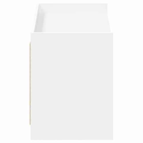 Шкаф за обувки Бяло 100 x 39,5 x 51 см Инженерна дървесина