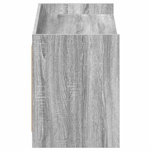 Шкаф за обувки със съхранение Сив Сонома 100 x 39,5 x 51 см
