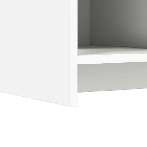 Шкаф за обувки Бяло 85 x 39,5 x 70 см Инженерна дървесина