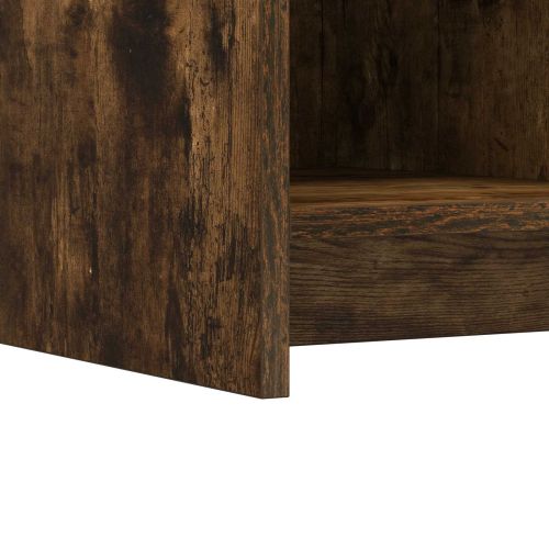 Шкаф за обувки Опушен дъб 85 x 39,5 x 70 см Инженерна дървесина