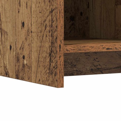 Шкаф за обувки със съхранение Старо дърво 85 x 39,5 x 70 см