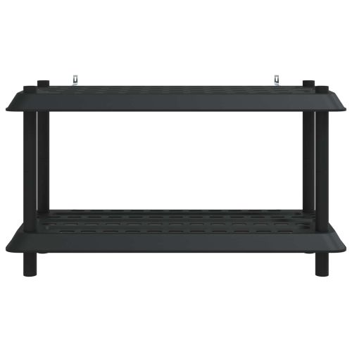 Рафтово единица 2 нива 100 x 40 x 55,5 см ПП Антрацит