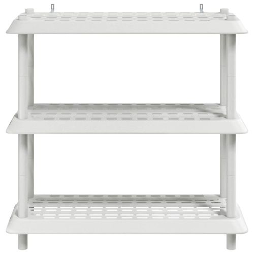 Рафтово единица 3 нива 100 x 40 x 96 см ПП Бяло